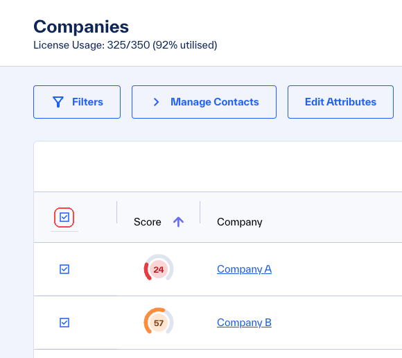 Select All Checkbox