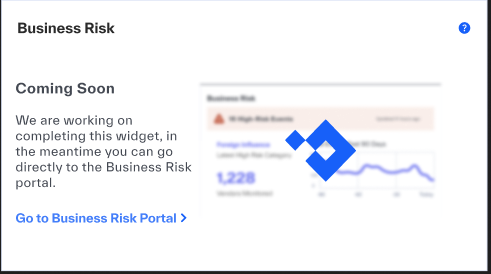 Business Risk widget